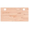 Dessus de bureau 80x40x4 cm bois massif de hêtre 