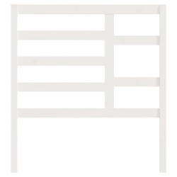 Tête de lit Blanc 106x4x104 cm Bois massif de pin 