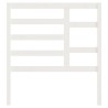 Tête de lit Blanc 106x4x104 cm Bois massif de pin 