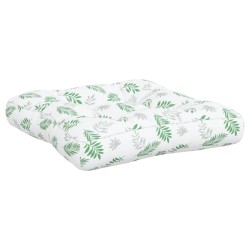 Coussins de palette lot de 3 motif de feuilles tissu Oxford 