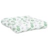 Coussins de palette lot de 3 motif de feuilles tissu Oxford 