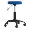Chaise pivotante de bureau Bleu Velours 