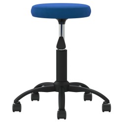 Chaise pivotante de bureau Bleu Velours 