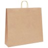 Sacs en papier 50 pcs avec poignées marron 54x15x49 cm 