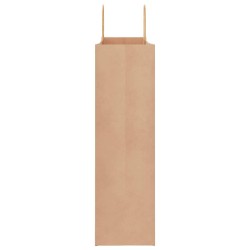 Sacs en papier 50 pcs avec poignées marron 54x15x49 cm 