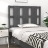 Tête de lit Gris 105,5x4x100 cm Bois massif de pin 