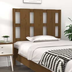 Tête de lit Marron miel 105,5x4x100 cm Bois massif de pin 
