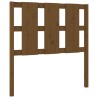 Tête de lit Marron miel 105,5x4x100 cm Bois massif de pin 