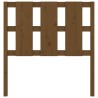 Tête de lit Marron miel 105,5x4x100 cm Bois massif de pin 