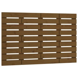 Tête de lit murale Marron miel 106x3x63 cm Bois massif de pin 