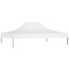 Toit de tente de réception 4,5x3 m Blanc 270 g/m² 