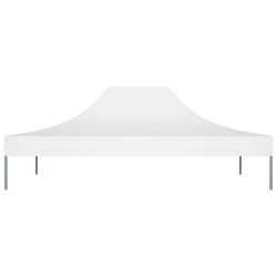 Toit de tente de réception 4,5x3 m Blanc 270 g/m² 