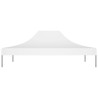Toit de tente de réception 4,5x3 m Blanc 270 g/m² 