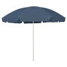 Parasol de plage bleu 300 cm 