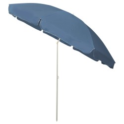 Parasol de plage bleu 300 cm 