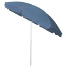 Parasol de plage bleu 300 cm 