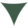 Voile parasol tissu oxford triangulaire 6x6x6 m vert foncé 