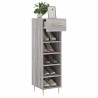 Meuble à chaussures sonoma gris 30x35x105 cm bois d'ingénierie 