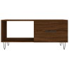 Table basse chêne marron 90x50x40 cm bois d'ingénierie 