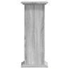 Support pour plantes sonoma gris 33x33x80 cm bois d'ingénierie 