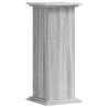 Support pour plantes sonoma gris 33x33x80 cm bois d'ingénierie 