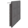 Coussin de tête de lit gris 160 cm similicuir 