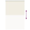 Store enrouleur occultant blanc cassé 150x230 cm largeur tissu 