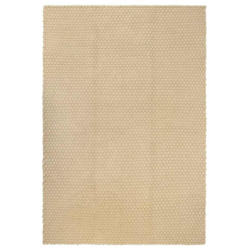 Tapis rectangulaire Naturel 80x160 cm Coton 