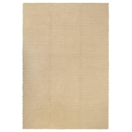 Tapis rectangulaire Naturel 80x160 cm Coton 