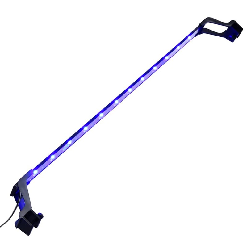 Lampe à LED d'aquarium avec pinces 90-105 cm Bleu et blanc 
