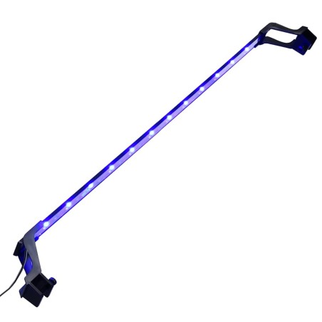 Lampe à LED d'aquarium avec pinces 90-105 cm Bleu et blanc 