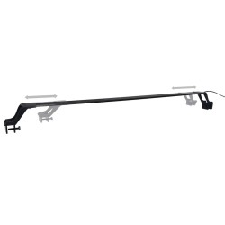 Lampe à LED d'aquarium avec pinces 90-105 cm Bleu et blanc 