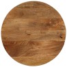 Dessus de table Ø 50x2,5 cm rond bois de manguier massif 