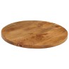 Dessus de table Ø 50x2,5 cm rond bois de manguier massif 