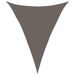 Voile d'ombrage 160 g/m² Anthracite 5x7x7 m PEHD 