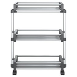 Chariot de rangement 59x20x75 cm aluminium 