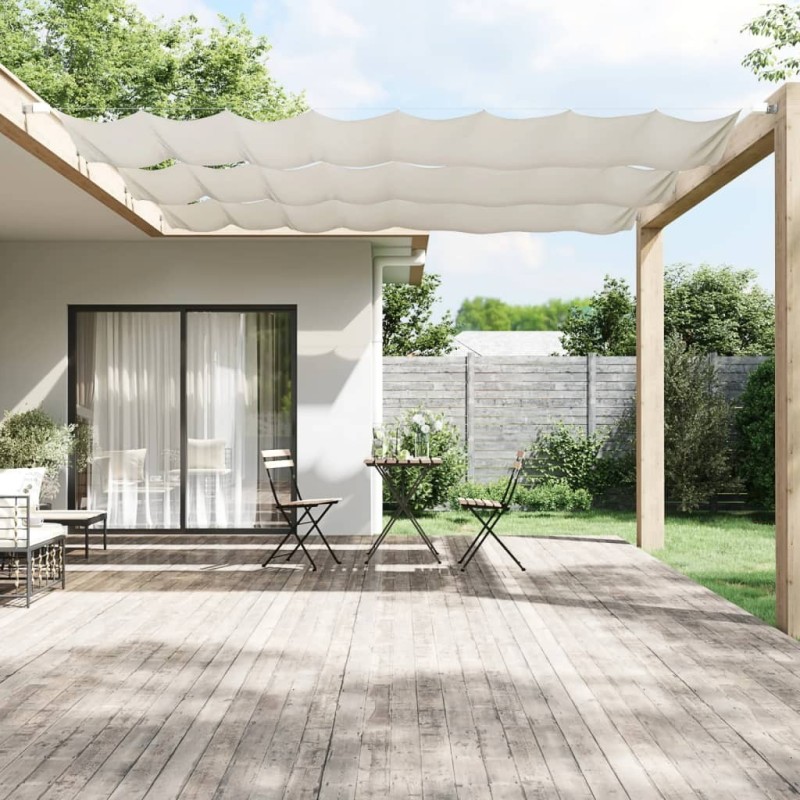 Auvent vertical Blanc 100x600 cm Tissu oxford 