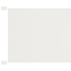 Auvent vertical Blanc 100x600 cm Tissu oxford 