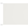Auvent vertical Blanc 100x600 cm Tissu oxford 