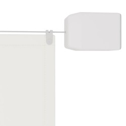 Auvent vertical Blanc 100x600 cm Tissu oxford 