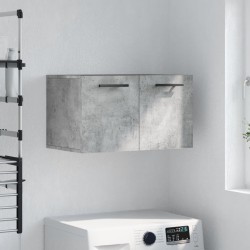 Armoire murale Gris béton 60x36,5x35 cm Bois d'ingénierie 