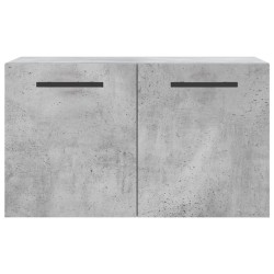 Armoire murale Gris béton 60x36,5x35 cm Bois d'ingénierie 