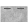 Armoire murale Gris béton 60x36,5x35 cm Bois d'ingénierie 