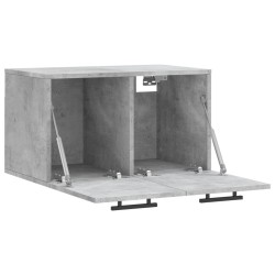 Armoire murale Gris béton 60x36,5x35 cm Bois d'ingénierie 
