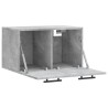 Armoire murale Gris béton 60x36,5x35 cm Bois d'ingénierie 