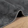 Tapis OVIEDO à poils courts anthracite 80x250 cm 