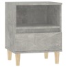 Table de chevet Gris béton 40x35x50 cm 