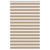 Store zèbre marron sable largeur du tissu 140,9 cm polyester 