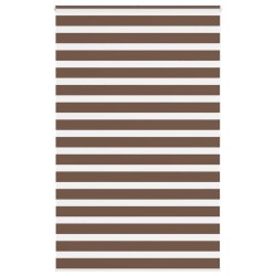 Store zèbre marron 145x200cm largeur du tissu 140,9cm polyester 