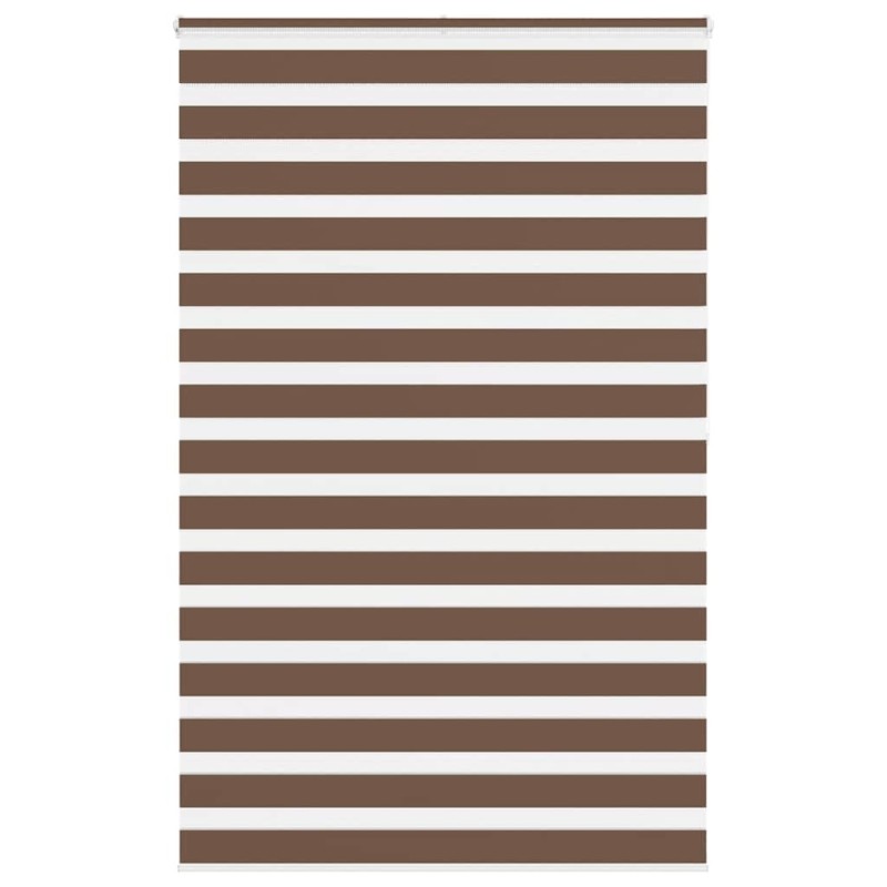 Store zèbre marron 145x200cm largeur du tissu 140,9cm polyester 